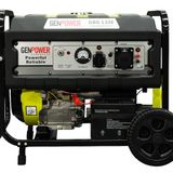Genpower GBG 130 E Model 13 kVA, Benzinli, İpli/Marşlı, Tekerlekli, Monofaze ( 220 Volt) Portatif Jeneratör