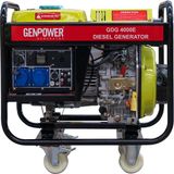 Genpower Gdg 4000 E Oto Model 4 Kva Dizel, Ses Izolasyon Kabinsiz, Otomatik Transfer Panolu, Tekerlekli, Monofaze ( 220 Volt) Portatif Jeneratör