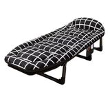 Genérico 1000000000 Yataklı katlanır yatak, ergonomik tasarım, ayarlanabilir, katlanabilir yatak, 30 mm kalınlığında çelik boru, kamp, plaj, veranda için (C 180 x 56 x 32 cm)