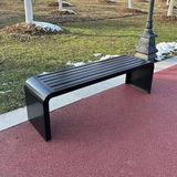 Genérico Bahçe bankı, açık dinlenme alanı, balkon, dış mekan bankı, hava koşullarına dayanıklı metal tezgah, saksı için dış koltuk, veranda mobilyası