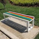 Genérico Bahçe tezgahı, açık hava dinlenme alanı, balkon, dış banklar, hava koşullarına dayanıklı metal, saksılar, dış koltuk, park ve veranda mobilyaları, pa tezgahı