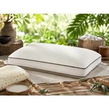 Gensco Doğal Lateks Yastık 40X60X14 cm Ortopedik Boyun Destekli Ergonomik Nefes Alabilir Uyku Yastığı - 40 x 60 x 14 cm - Beyaz