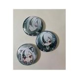 Genshin Impact Arlecchino Anime Buton Rozet 37Mm 3 Adet