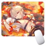 Genshin Impact Kaedehara Kazuha Anime Manga Video Oyunu Kaymaz Fare Altlığı Oyun Bilgisayarı Mouse Pad Oyun Masaüstü Dizüstü Bilgisayar Mouse Pad Dikişli Kenarlı 22,1 x 18,0 cm