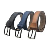 Genuine Leather Company Eds Erkek Spor Kemer - 135 cm - Siyah - Lacivert - Taba