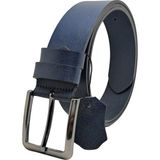 Genuine Leather Company Eds Hakiki Deri Spor Erkek Kemer - Lacivert - 120 cm