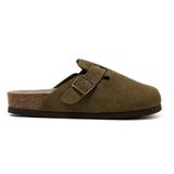 Genuins Kadın Terlik RIVA G105944 Genuins Velour Kaki