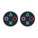 Geo Dizayn Desenli Xbox One S/One X/Xbox E/Xbox 360 Analog Koruyucu Silikon Pad