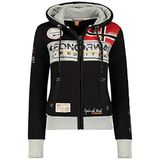 GEO NORWAY Flyer Lady – Kadın Sweatshirt Kapüşonlu ve Cepler – Kadın Sweatshirt Uzun Kollu – Kazak Kış – Kapüşonlu Ceket Üst Spor Kapüşonlu Kapüşonlu Kapüşonlu Kapüşonlu Kazaklar, Siyah, L L