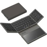 Geodmaer Büyük Touchpad Katlanabilir Bluetooth Klavye Grey