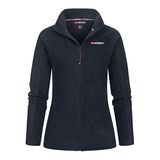 Geographical Norway Bayan polar ceket Tug Lady Outdoor ceket yelek dik yaka, Lacivert, XL