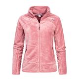 Geographical Norway Upaline Lady - Polar Fine Kadın Sıcak Fermetur Zip - Ceket Sonbahar Kış İlkbahar Sıcak Kadın - Uzun Kollu Kazak Kürk Yumuşak Konforlu Dış Mekan, Pembe., M
