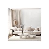 Geometric Desen Duvar Kağıdı - Omega 23202-1, Beyaz, Elyaf Taban (Non-Woven) - 16.5 M2