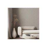 Geometric Desen Duvar Kağıdı - Omega 23202-2, Açık, Gri, Elyaf Taban (Non-Woven) - 16.5 M2