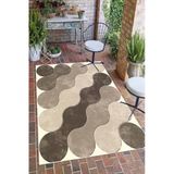 Geometrik Desen Baskılı Kaymaz Yıkanabilir Salon Oturma Odası Mutfak Antre Balkon Halısı Yolluk 80 X 250 Cm Bej