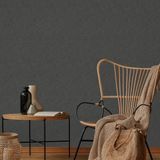 Geometrik Desen Duvar Kağıdı | BETA, 1107-5, Koyu Gri, Elyaf Taban (Non-Woven), Vinil kaplı, Silinebilir Yüzey / 1.06x15.6 m - 16.5 m², Yüksek Kalite