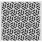 Geometrik Desenler Stencil Şablon (25x25) GE-071