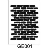 Geometrik Desenler Stencil Şablon (25x35) Ge-001
