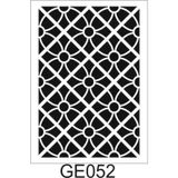 Geometrik Desenler Stencil Şablon (25x35) GE-052