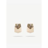 Geometrik Formlu Gold Küpe