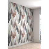 Geometrik Mermer Desenli Silinebilir Tekstil Duvar Kağıdı, 450 x 280