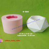 Geometrik Saksı Silikon Kalıp (s320)