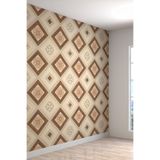 Geometrik Sanat Desenli Silinebilir Tekstil Duvar Kağıdı, 300 x 260