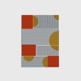 Geometrik Şekiller 1 Tablo Çerçeveli Poster Duvar Dekorasyonu - 21 x 30 - Çerçevesiz Poster
