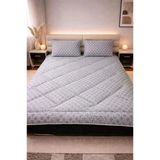 Geometrik Wellsoft 195X215 Cm Çift Kişilik Yorgan Takımı