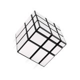 Geometrik Zeka Küpü 3x3 Farklı Şekiller Zor Bulmaca Zeka Oyuncakları Metalik Gri