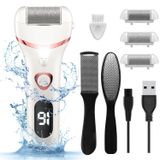 Geopu Elektrikli Ayak Kallus Sökücü, Şarj Edilebilir Taşınabilir Elektronik Ayak Dosyası Pedikür Kitleri, Su Geçirmez Ayak Scrubber Dosyası, Profesyonel Pedikür Araçları, Ölü Cilt için Ayak Bakımı İdeal