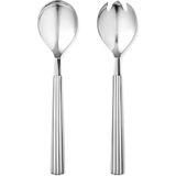 Georg Jensen Bernadotte 2li Salata Servis Seti - Gri - Standart
