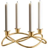 Georg Jensen Season Gold 4 Kollu Dekoratif Şamdan - Standart