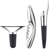 Georg Jensen Silver 3lü Şarap Seti - Gümüş - Standart