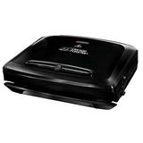 George Foreman 24340-56 Fitness Mangalı Entertaining, Temas Izgarası, Panini ve Sandviç Izgarası, 34,5 x 21 cm Büyük Izgara Yüzeyi, Siyah