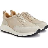 George Hogg Beige Men's Leather Sneakers - Bej