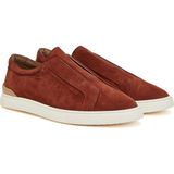 George Hogg Men's Brick Casual Leather Sneakers - Kiremit