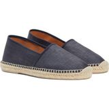 George Hogg Men's Navy Casual Comfort Straw Espadrilles - Lacivert