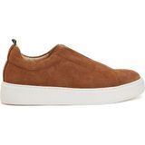 George Hogg Tan Women's Suede Sneakers - Taba