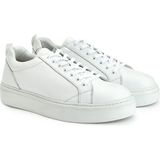 George Hogg White Men's Leather Sneakers - Beyaz