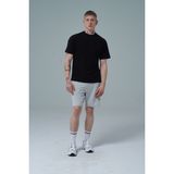 George Phoenix Daily Core - Gri Melanj Rahat Kesim Pamuklu Erkek Spor Şortu - 2XL