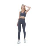 George Phoenix Yüksek Bel Push-Up Toparlayıcı Tayt (Füme, XS)