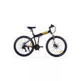 Geotech Fold Up 26D 26 Jant 21 Vites Md Katlanır Dağ Bisikleti - Siyah Sarı 45 Cm