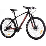Geotech Mode Elite 27.5 inç 27V HD Mat Siyah Kırmızı 45 cm Dağ Bisikleti