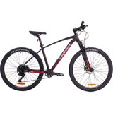Geotech Mode Elite 27,5 Jant 9 Vites Hd Dağ Bisikleti - Mat Siyah Kırmızı - Siyah - Kırmızı