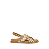 Geox Kadın Camel D Adelash E - Shi.goat Lea Örgü Hakiki Deri Sandalet D55ywe000tcc5f1s