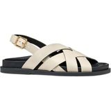 Geox Kadın Krem D Adelash A - Smo.lea Deri Sandalet D55YWA00043C1122 - Bej