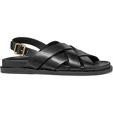 Geox Kadın Siyah D Adelash A - Smo.Lea Deri Sandalet D55YWA00043C9999