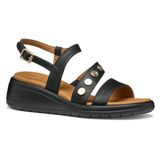 Geox Siyah Sandalet, 39, D550EF-000BC, Black, Kadın