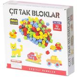 Gepettoys ÇT-72 72 Parça Çıt Tak Bloklar